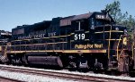 Seaboard Coast Line GP38-2 #519 in the yard 